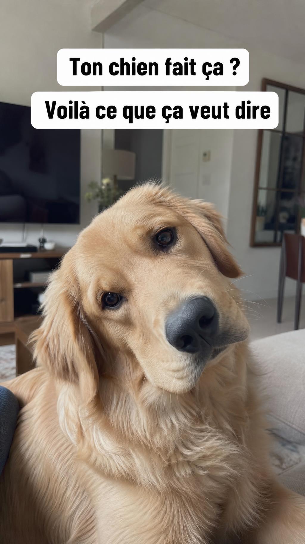Ton chien fait ça ? Voilà ce que ça veut dire