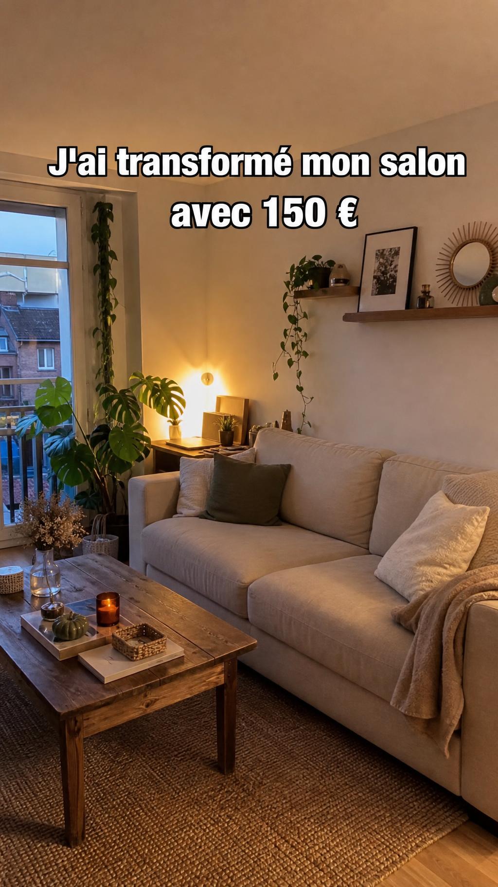 J’ai transformé mon salon avec 150 €